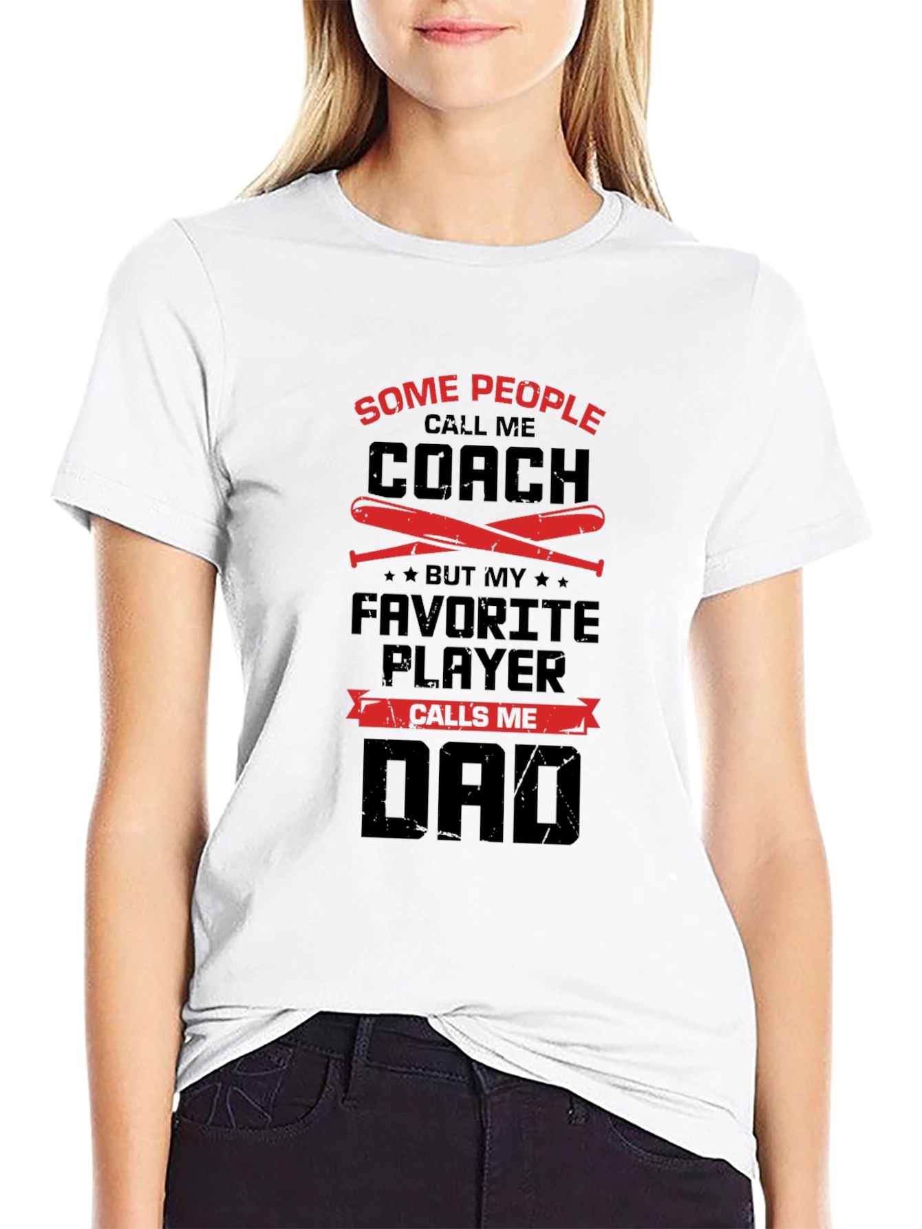 Coach Dad T-Shirt: Favorite Player Calls Me Dad
