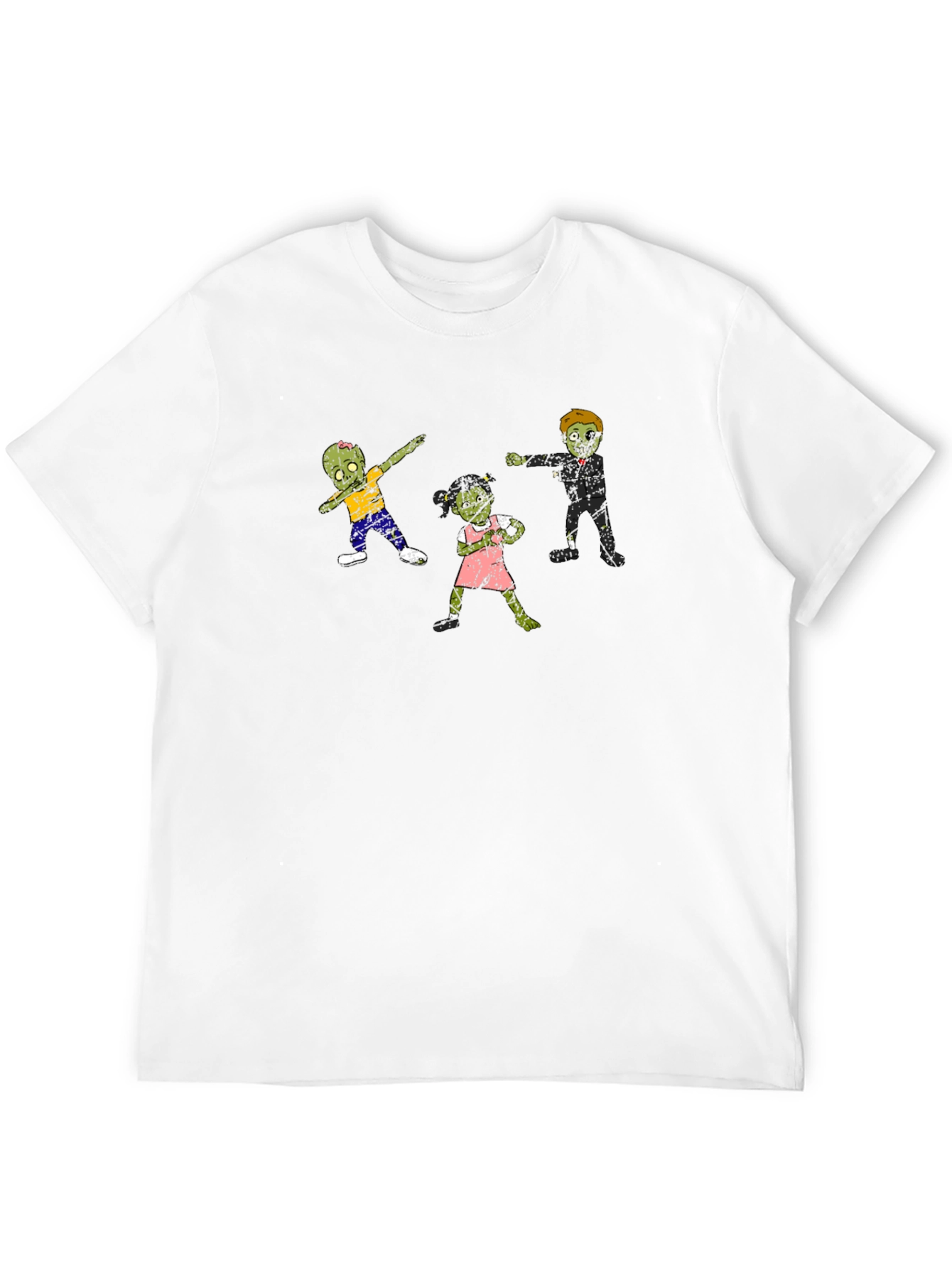 Zombie Family T-Shirt - Cool Black Tee