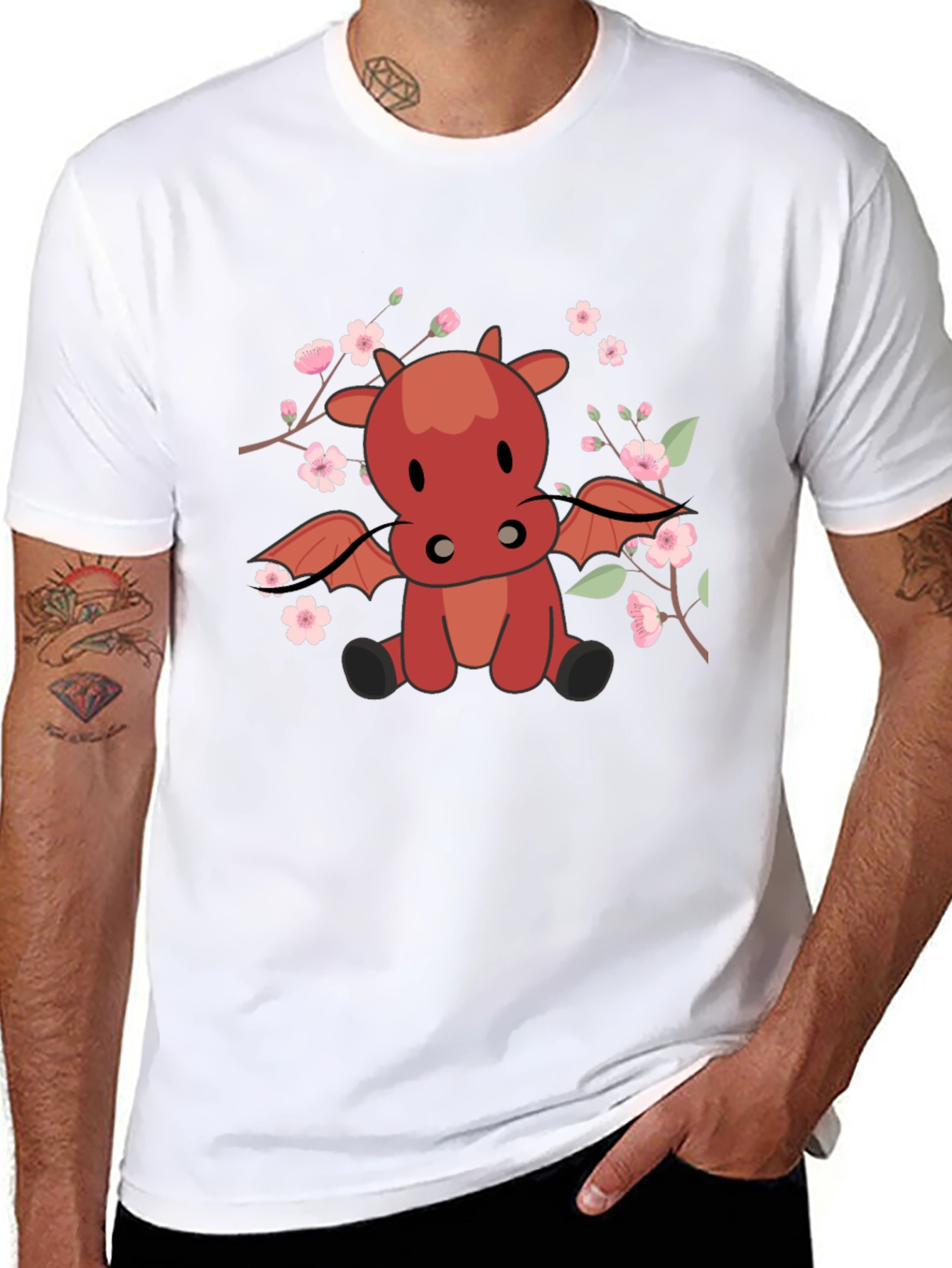 Dragon & Cherry Blossom T-Shirt