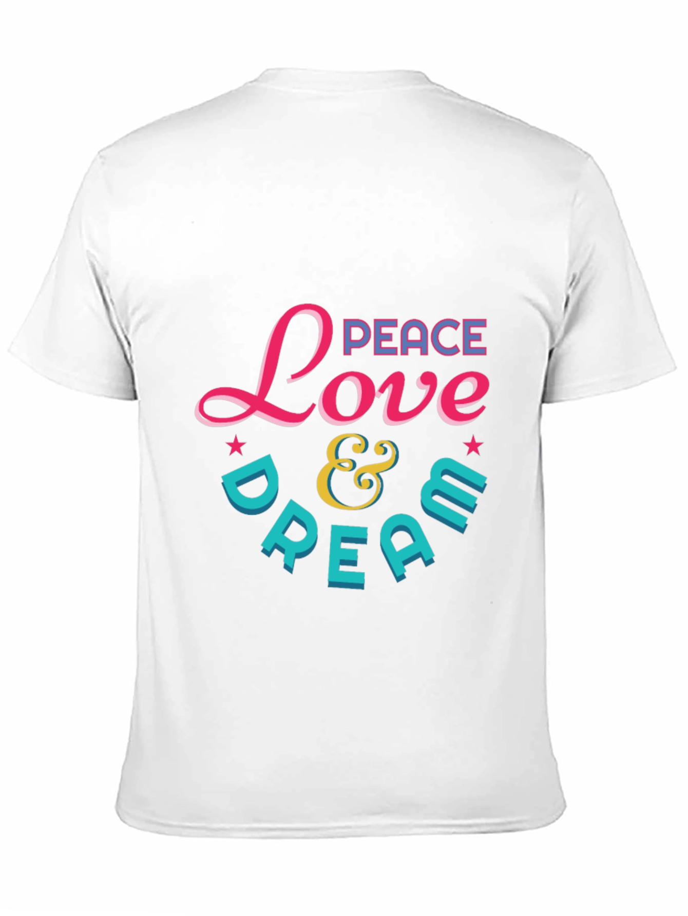 Peace Love & Dream Graphic T-Shirt
