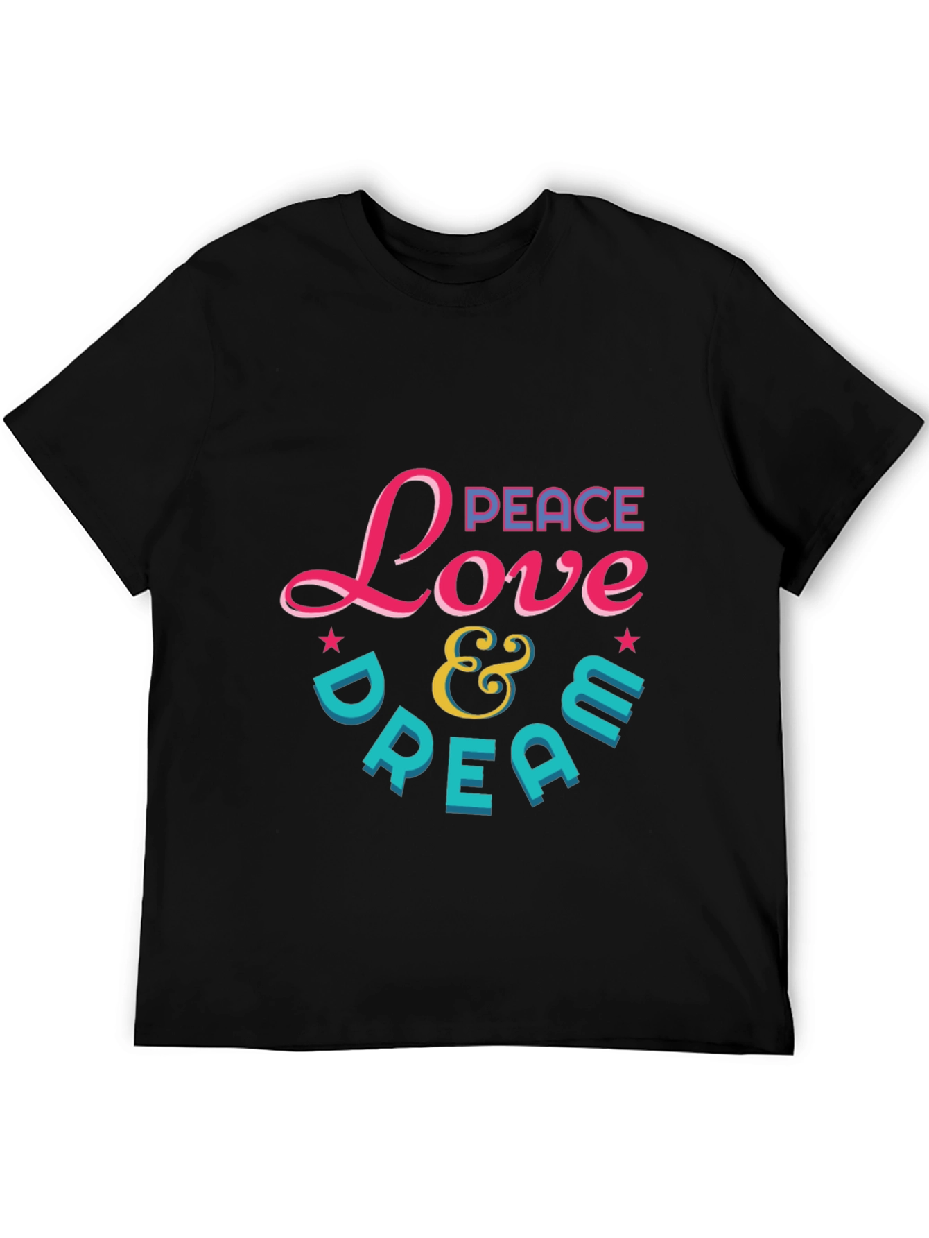 Peace Love & Dream Graphic T-Shirt