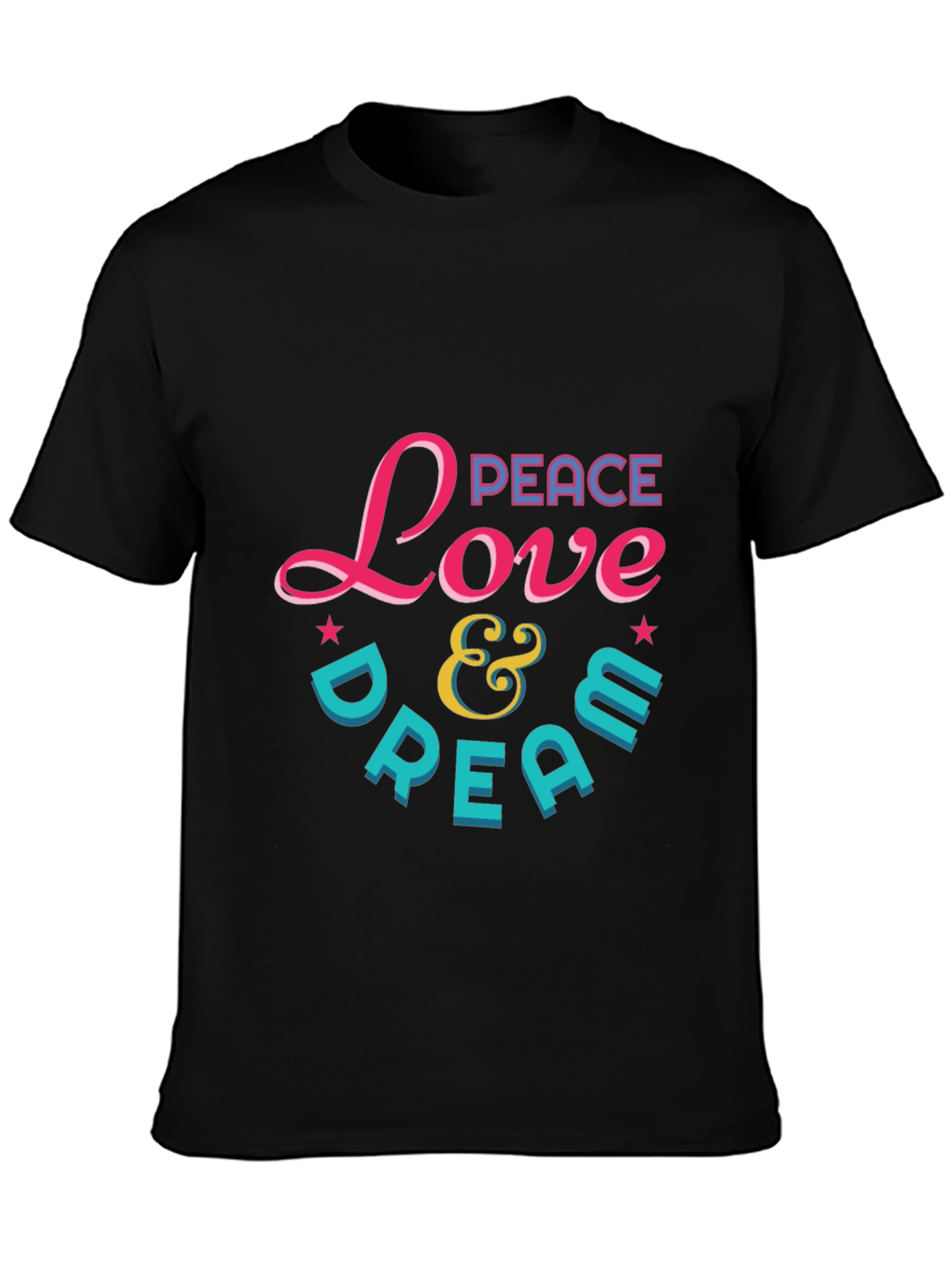 Peace Love & Dream Graphic T-Shirt