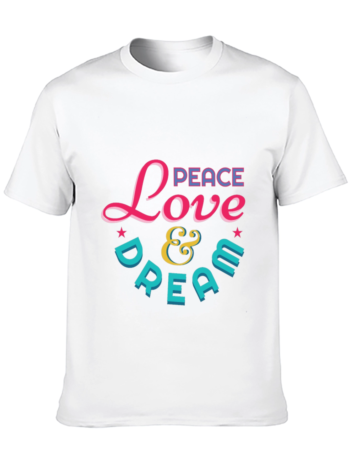 Peace Love & Dream Graphic T-Shirt
