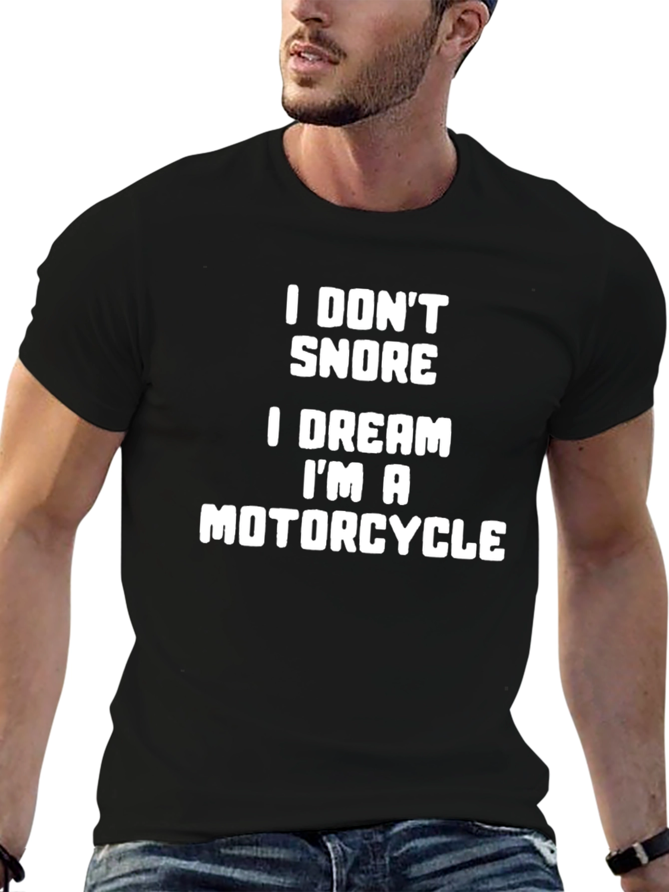 I Dream Im a Motorcycle Graphic Tee