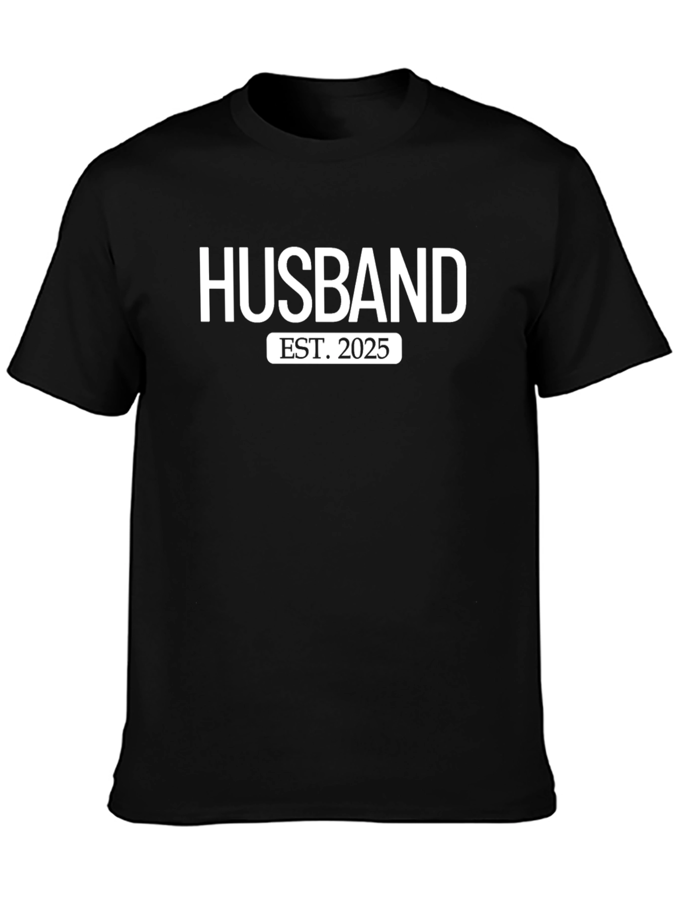 Future Husband Est. 2025 Black T-Shirt