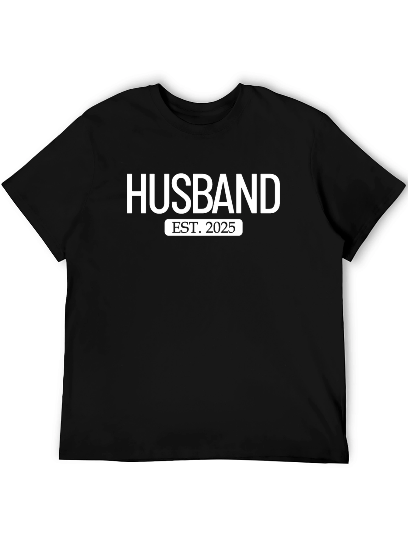 Future Husband Est. 2025 Black T-Shirt