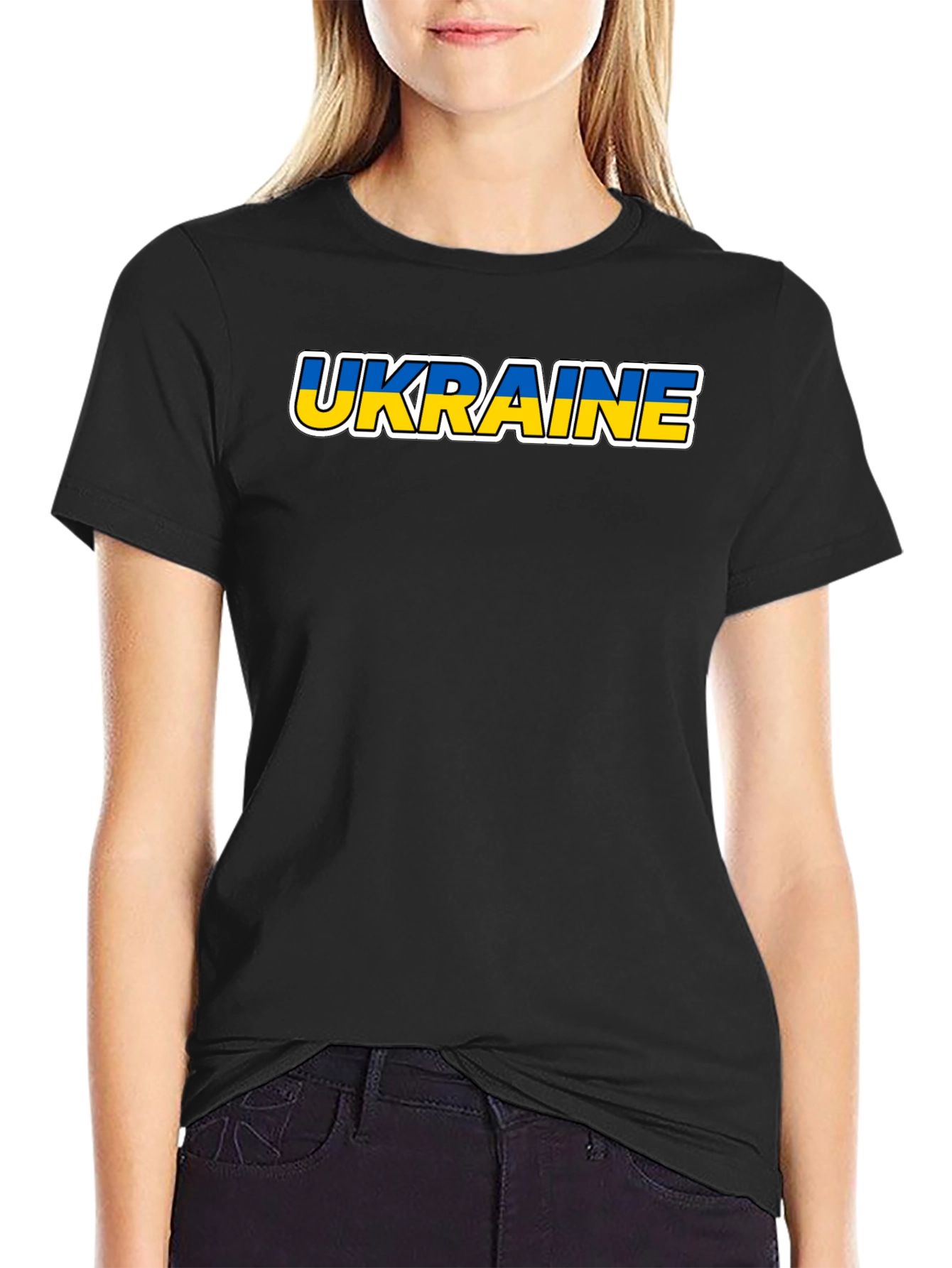 Ukraine Pride T-Shirt - Black Unisex Tee