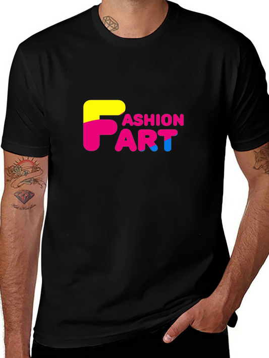 Fashion Art Graphic Black T-Shirt