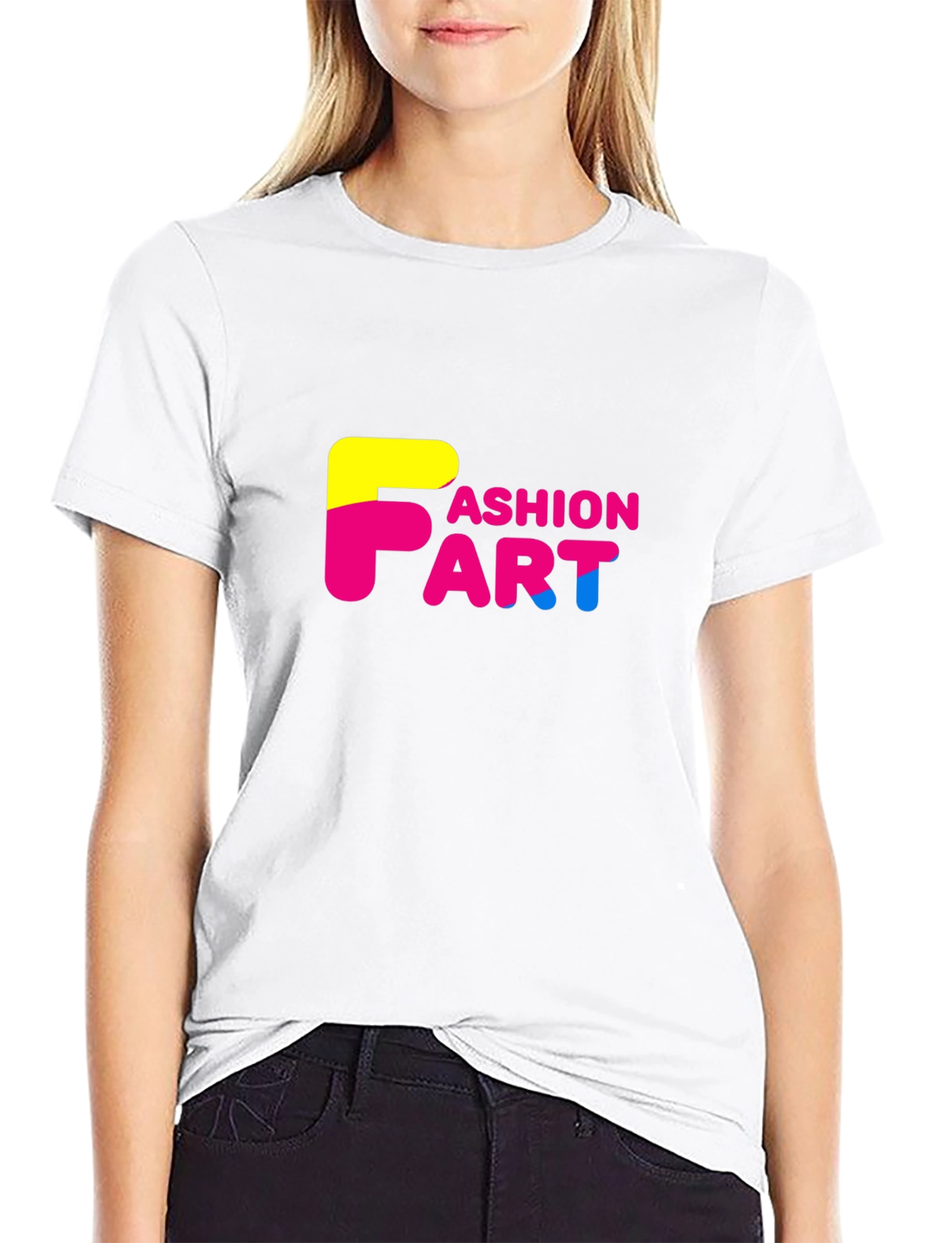 Fashion Art Graphic Black T-Shirt