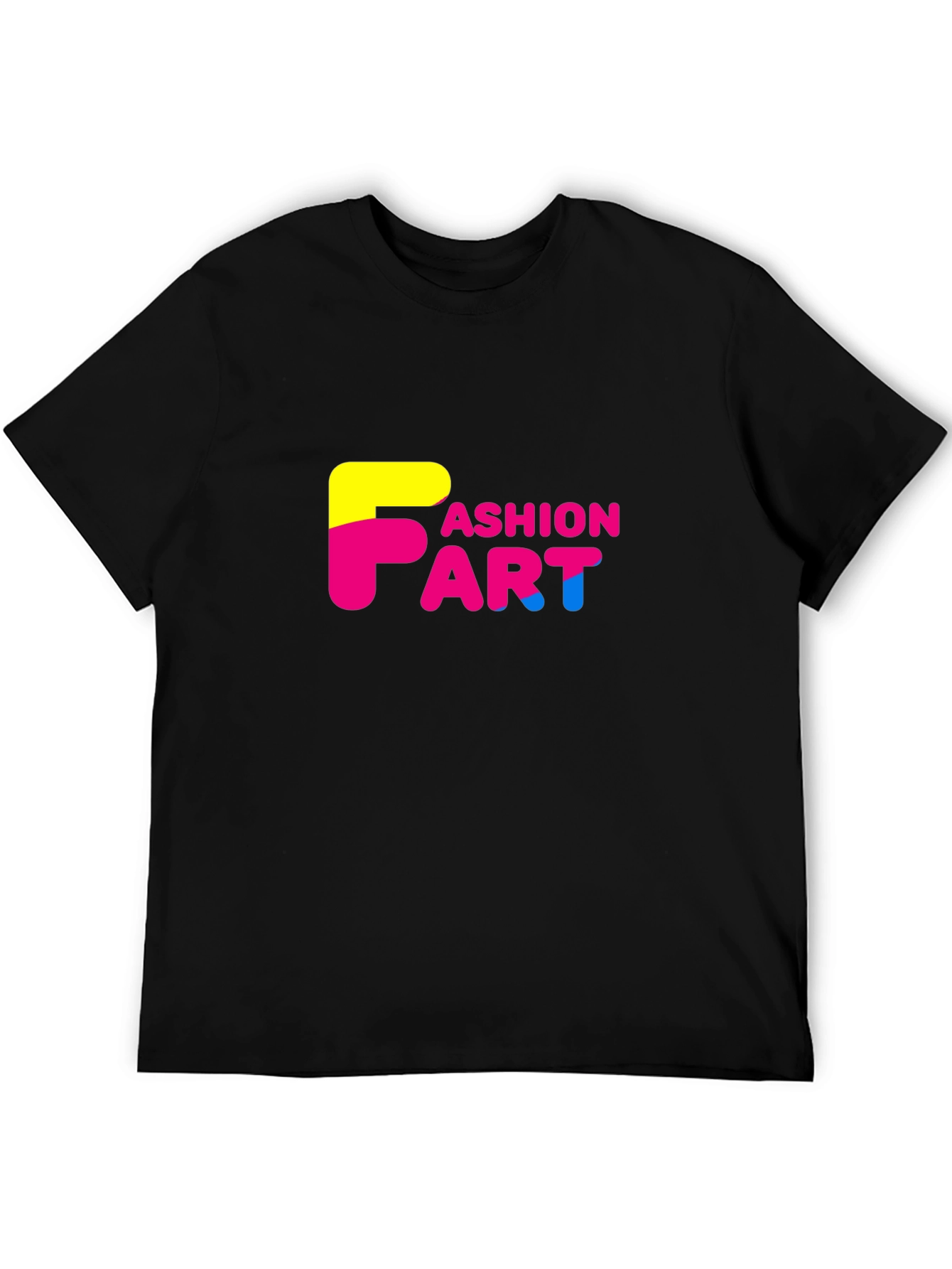Fashion Art Graphic Black T-Shirt