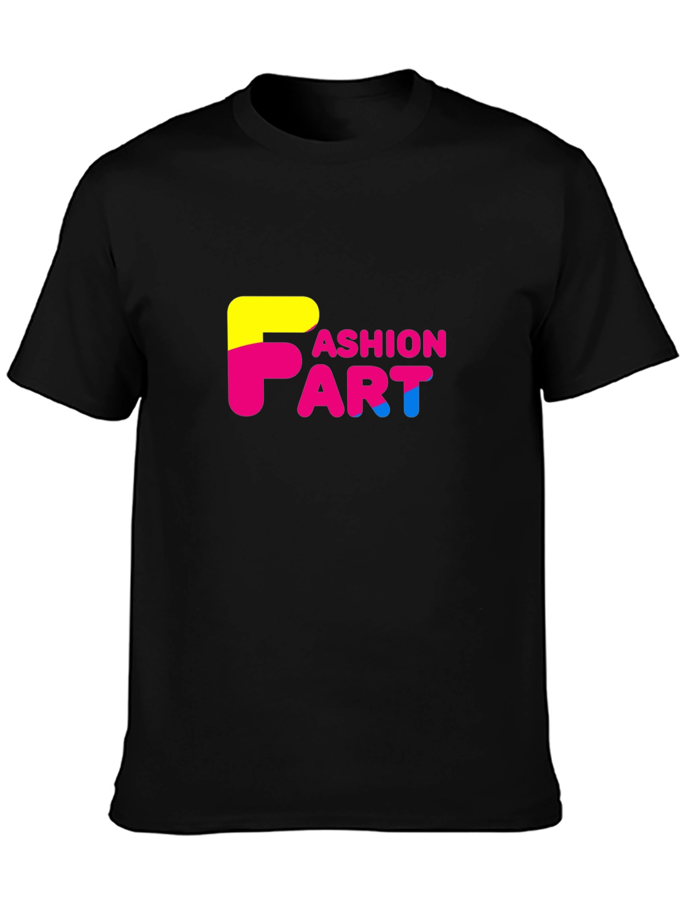 Fashion Art Graphic Black T-Shirt