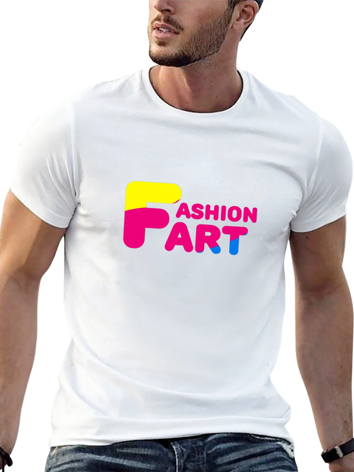 Fashion Art Graphic Black T-Shirt