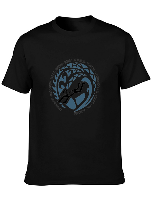 Diver Graphic Tee - Black T-Shirt