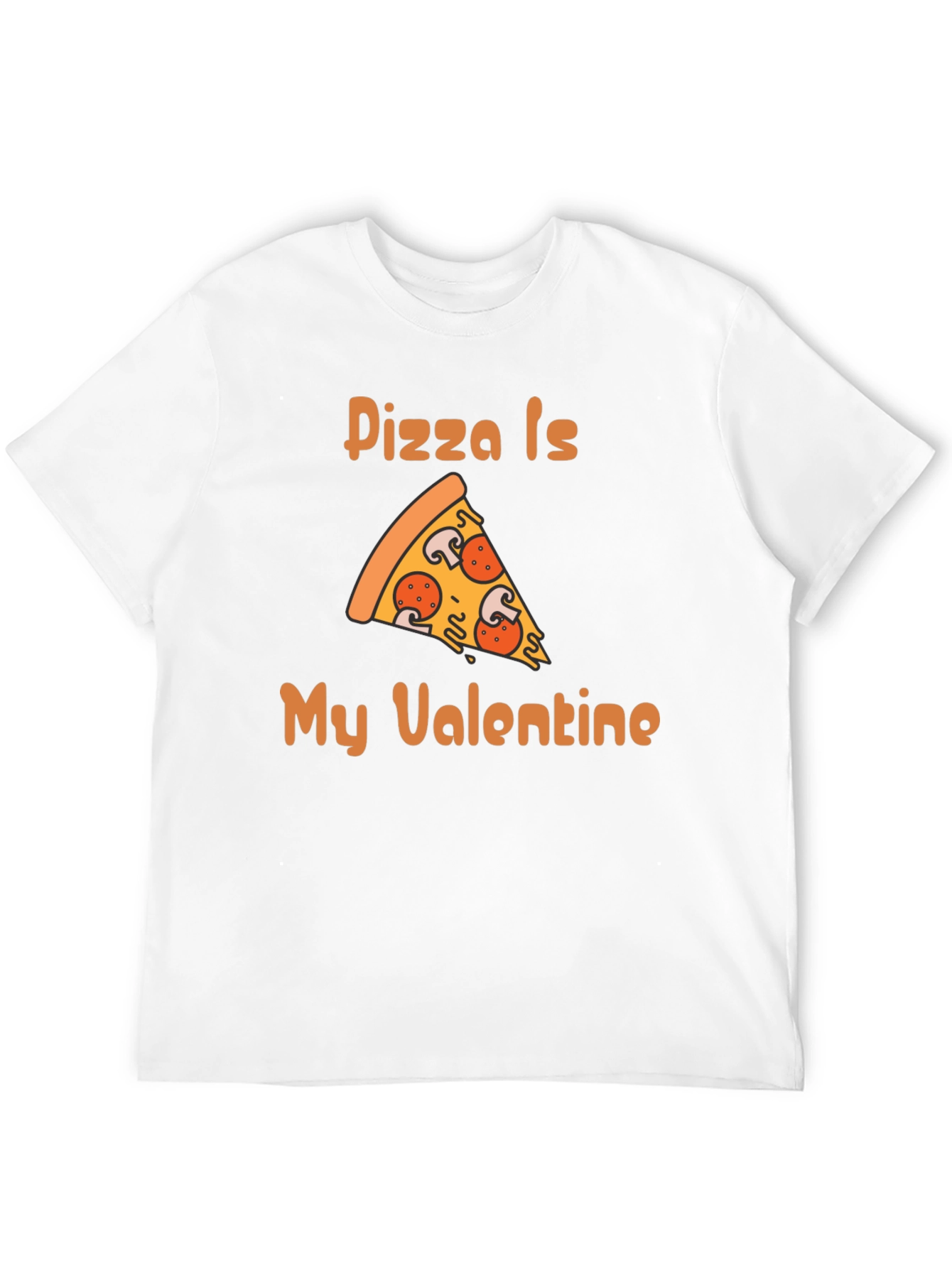 Pizza Is My Valentine Graphic T-Shirt