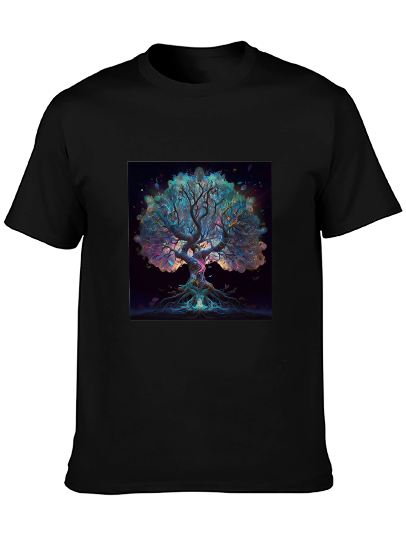 Mystical Tree Graphic Tee - Artistic Design