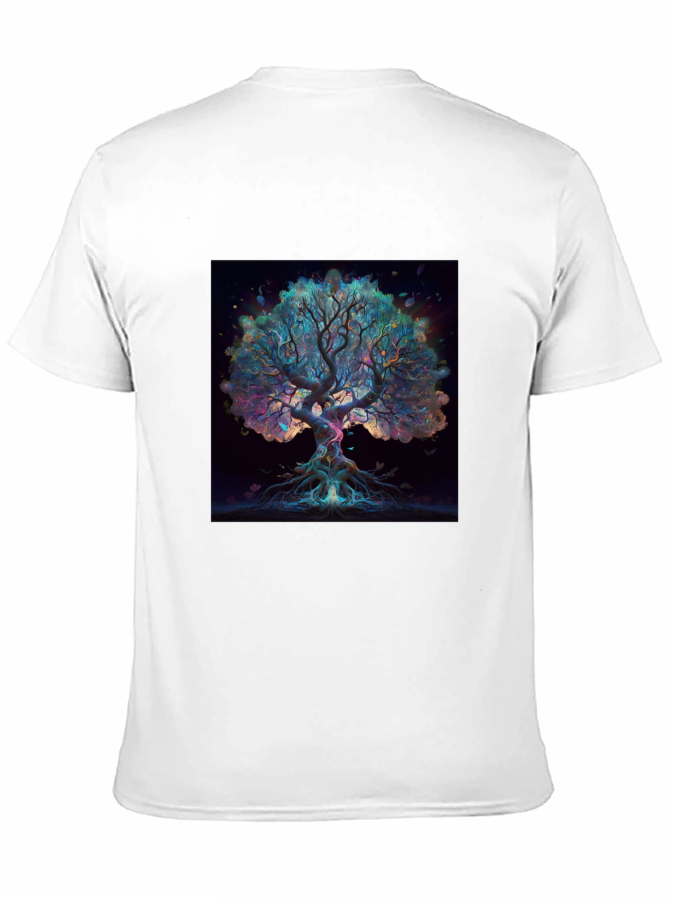 Mystical Tree Graphic Tee - Artistic Design