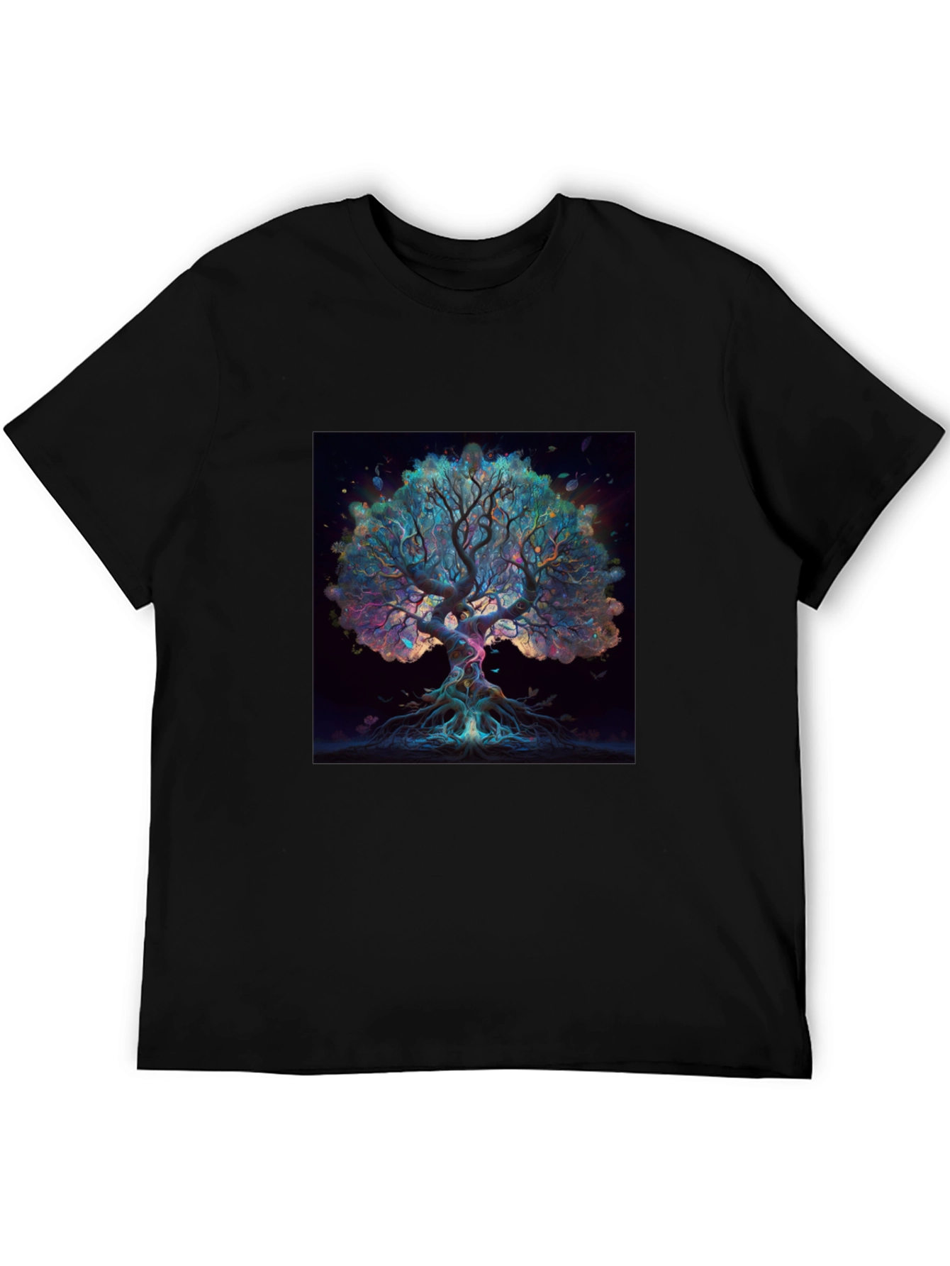 Mystical Tree Graphic Tee - Artistic Design