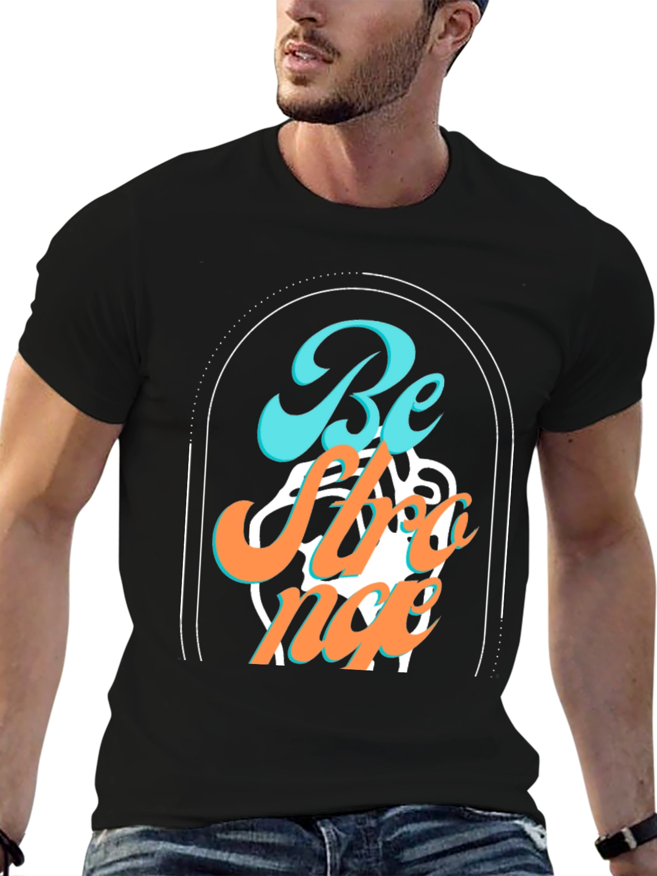 Be Strong Graphic Tee - Black Unisex Shirt