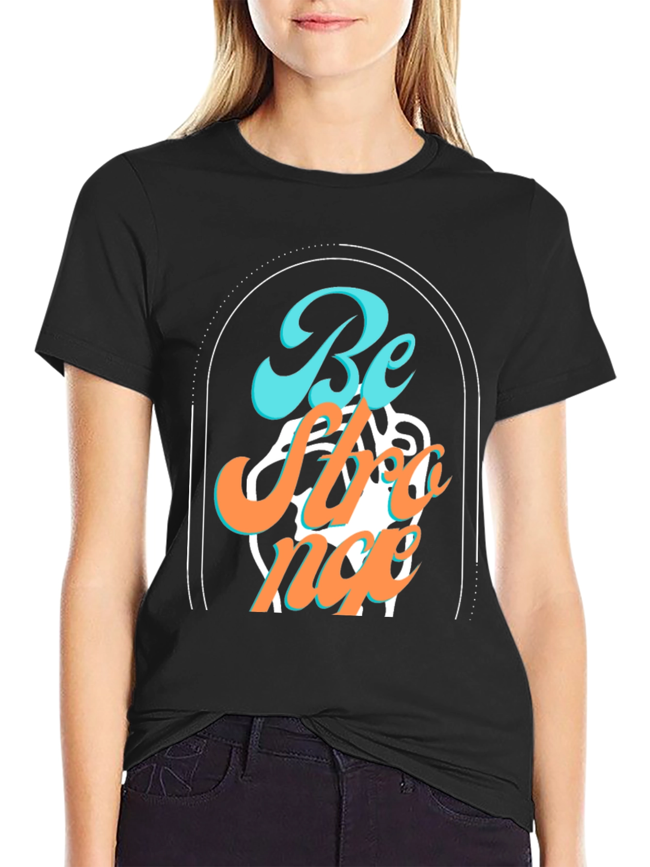 Be Strong Graphic Tee - Black Unisex Shirt