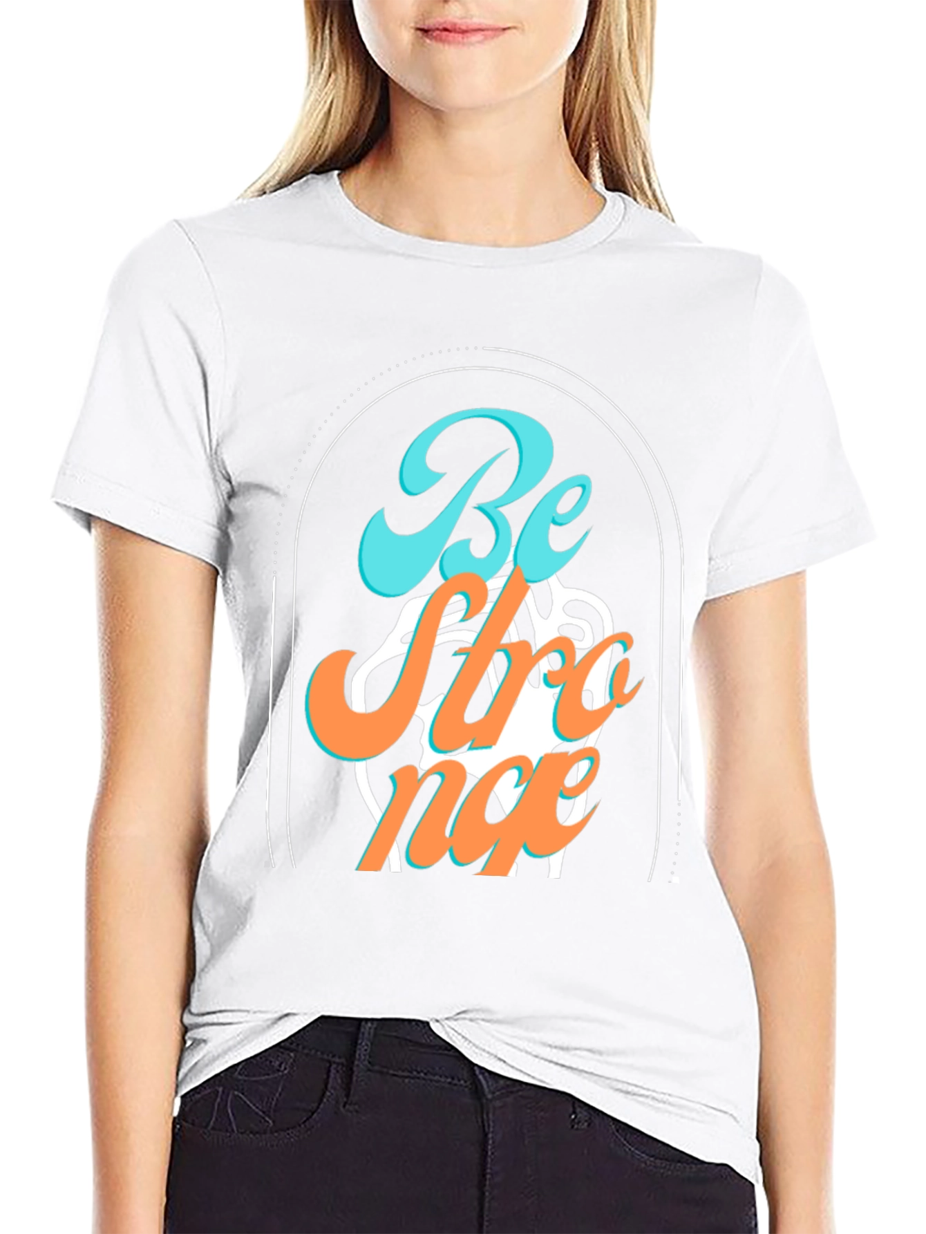 Be Strong Graphic Tee - Black Unisex Shirt