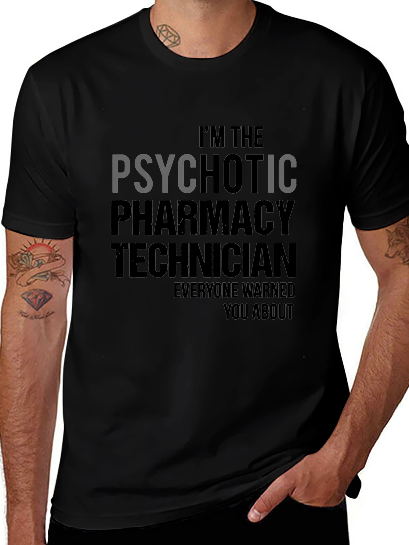 Psychotic Pharmacy Technician T-Shirt
