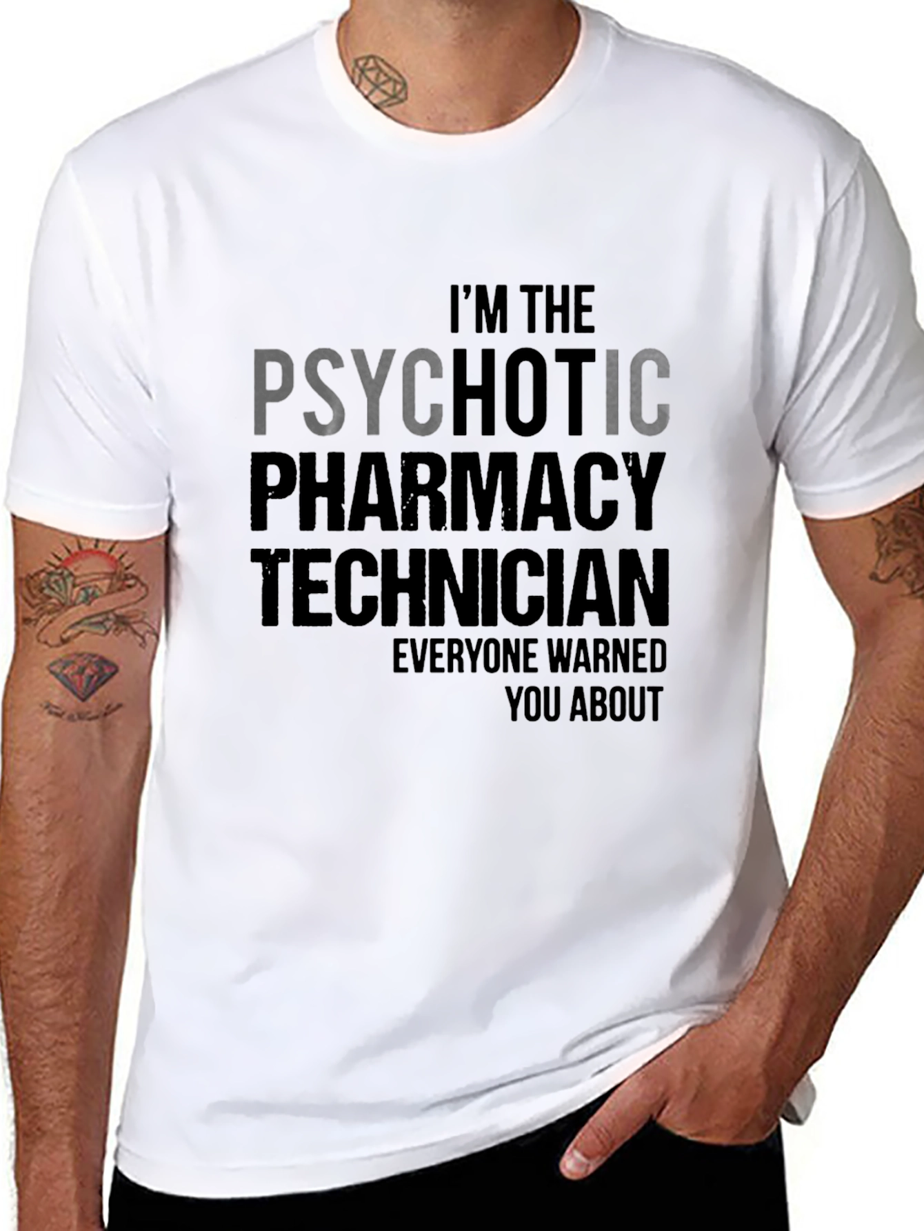 Psychotic Pharmacy Technician T-Shirt