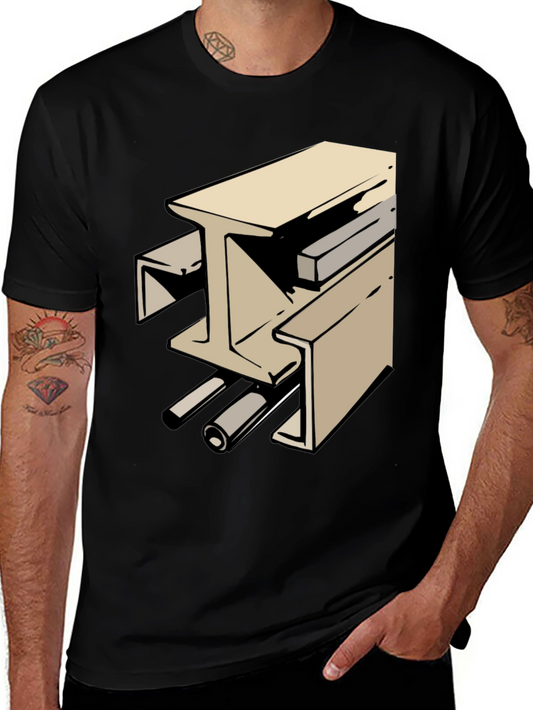 Construction Tee: Beam Graphic T-Shirt