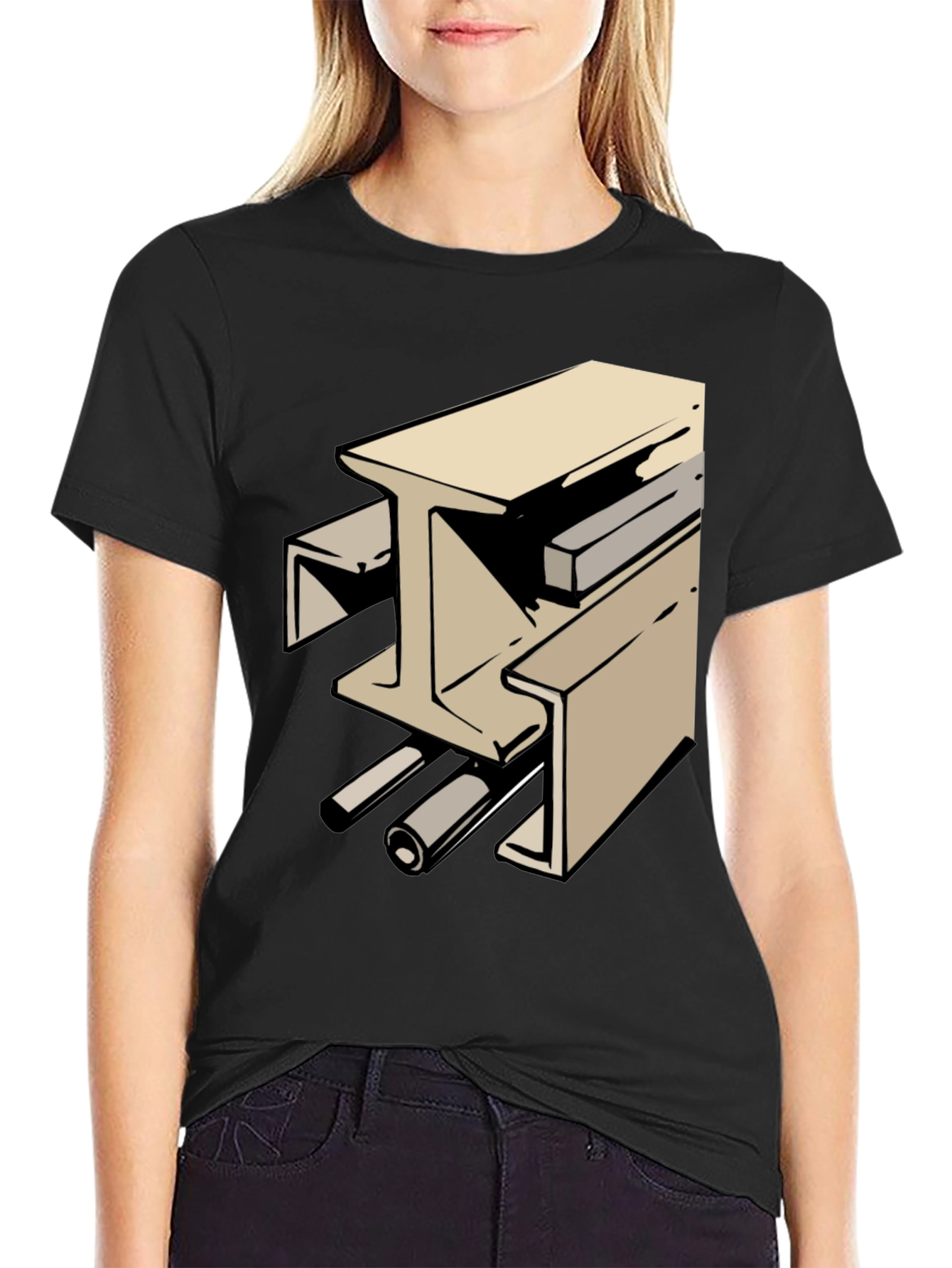 Construction Tee: Beam Graphic T-Shirt