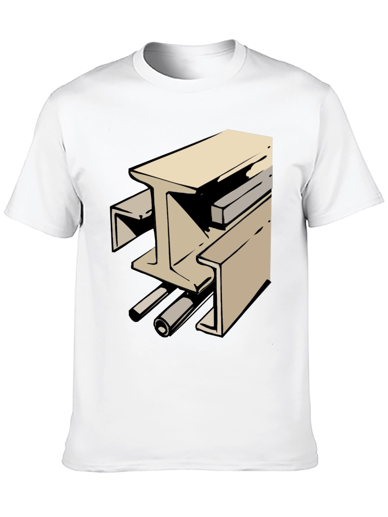 Construction Tee: Beam Graphic T-Shirt