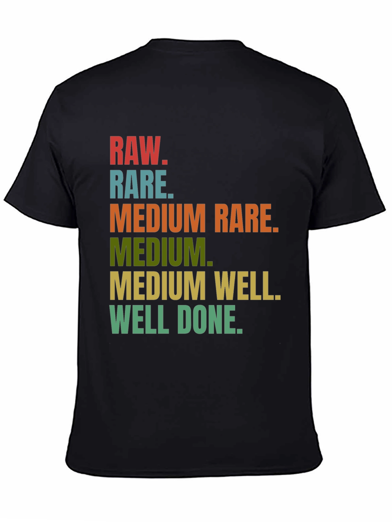 Steak Doneness T-Shirt - Funny Grilling Tee
