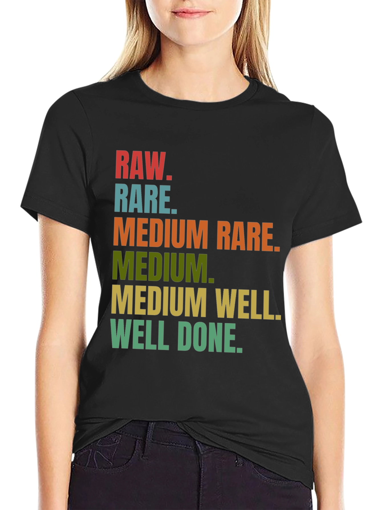 Steak Doneness T-Shirt - Funny Grilling Tee