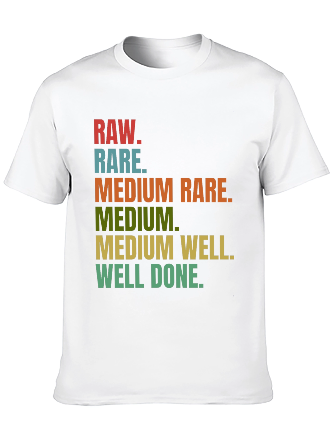 Steak Doneness T-Shirt - Funny Grilling Tee