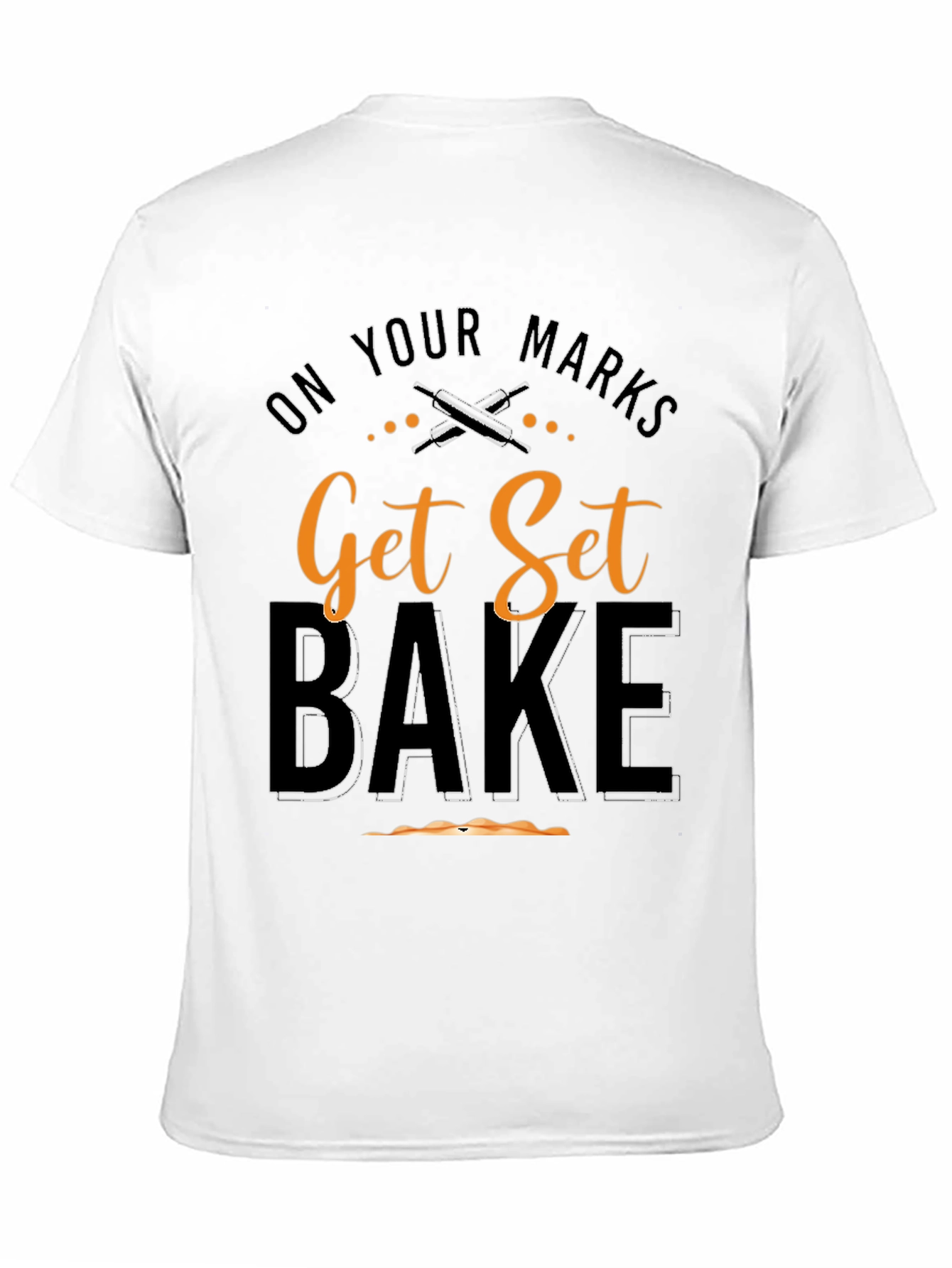 Get Set Bake Black T-Shirt