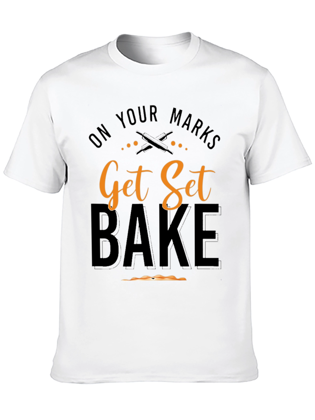 Get Set Bake Black T-Shirt