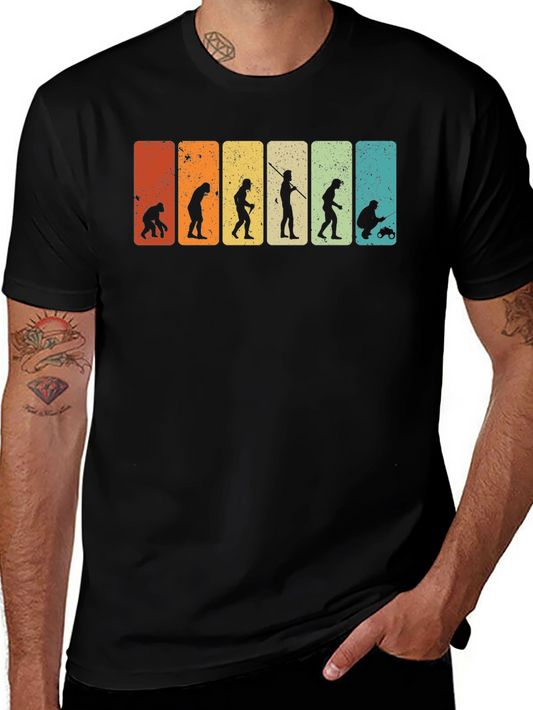 Evolution of Fishing T-Shirt | Mens Graphic Tee