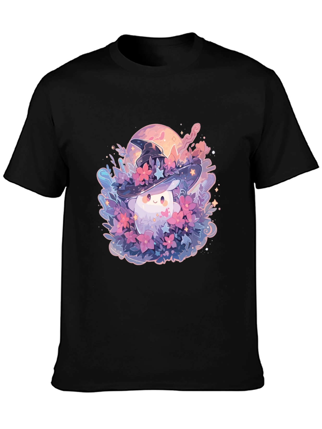 Mushroom Witch Graphic Tee - Unique Design