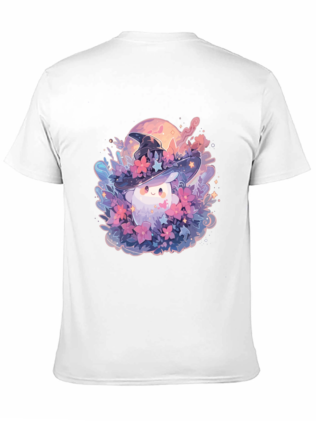 Mushroom Witch Graphic Tee - Unique Design