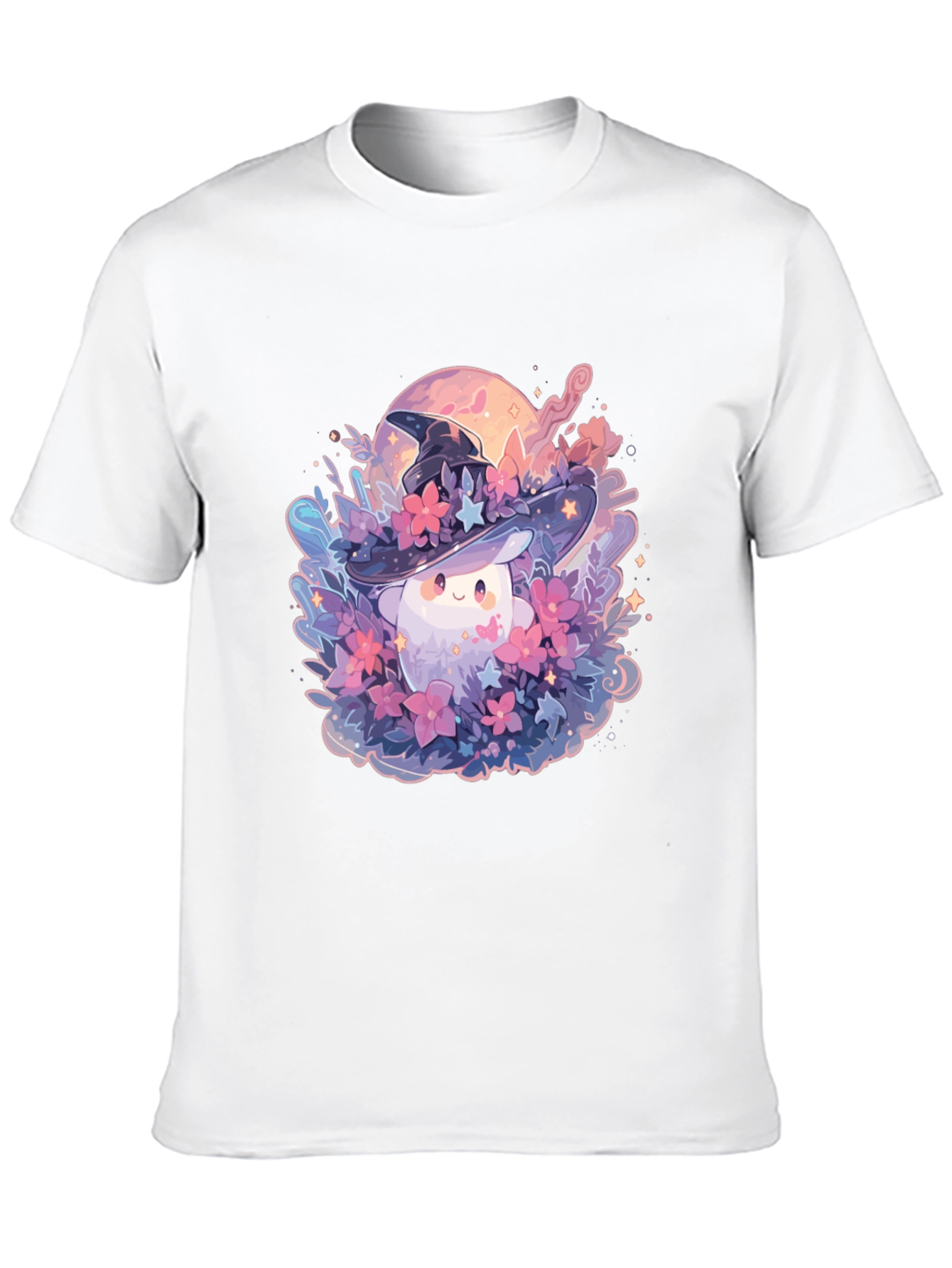 Mushroom Witch Graphic Tee - Unique Design