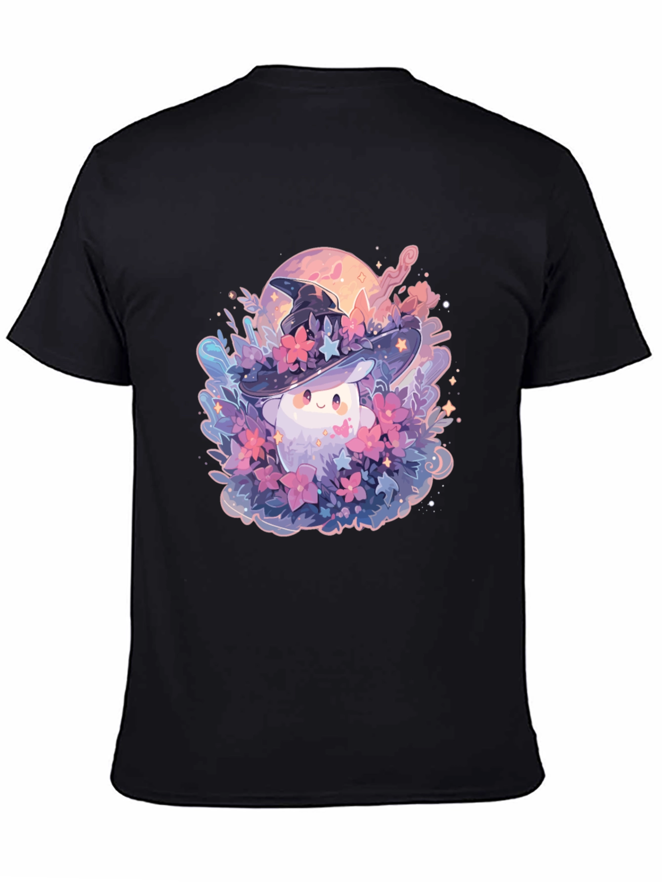 Mushroom Witch Graphic Tee - Unique Design