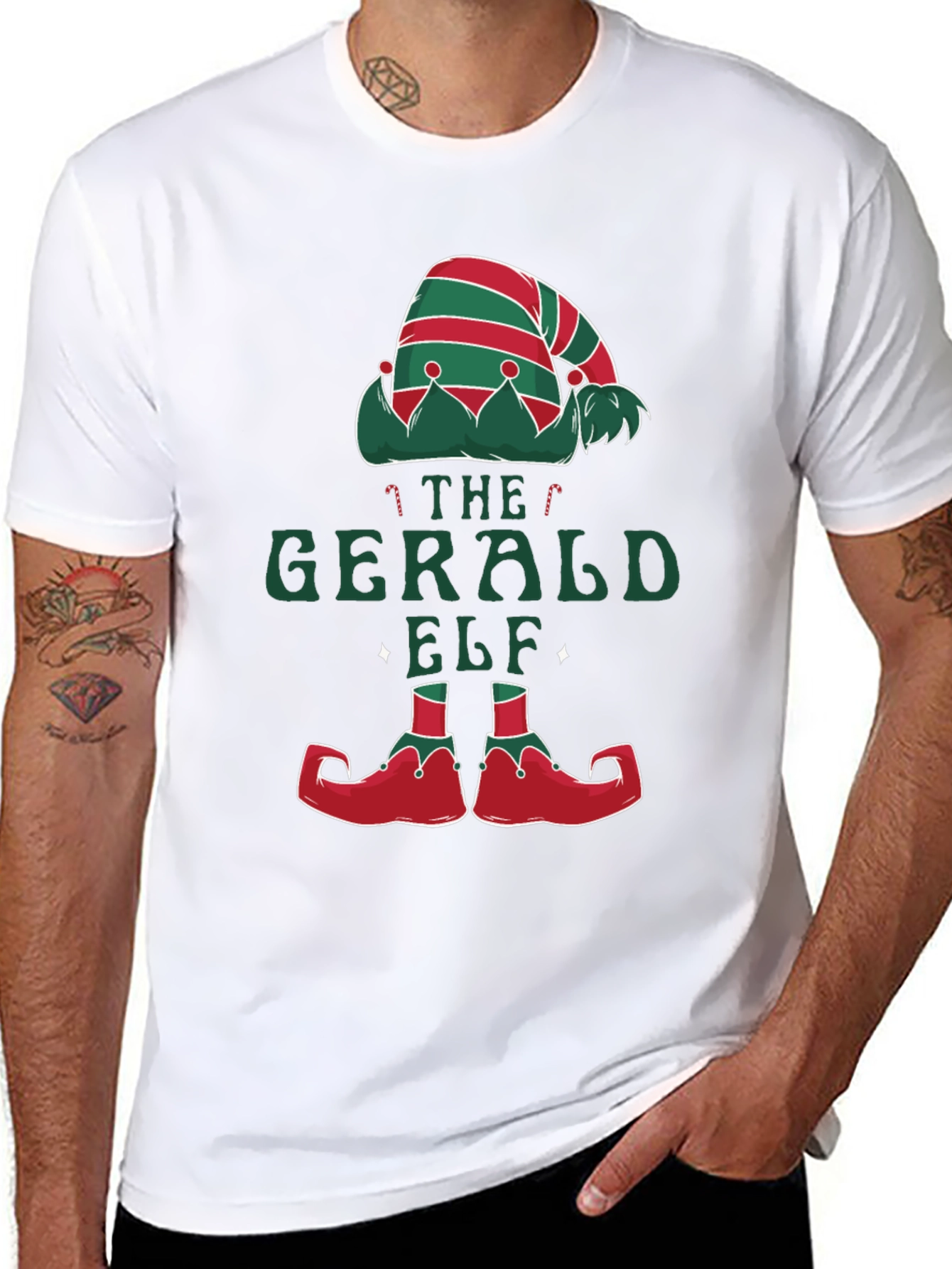 Gerald The Elf Christmas Holiday T-Shirt