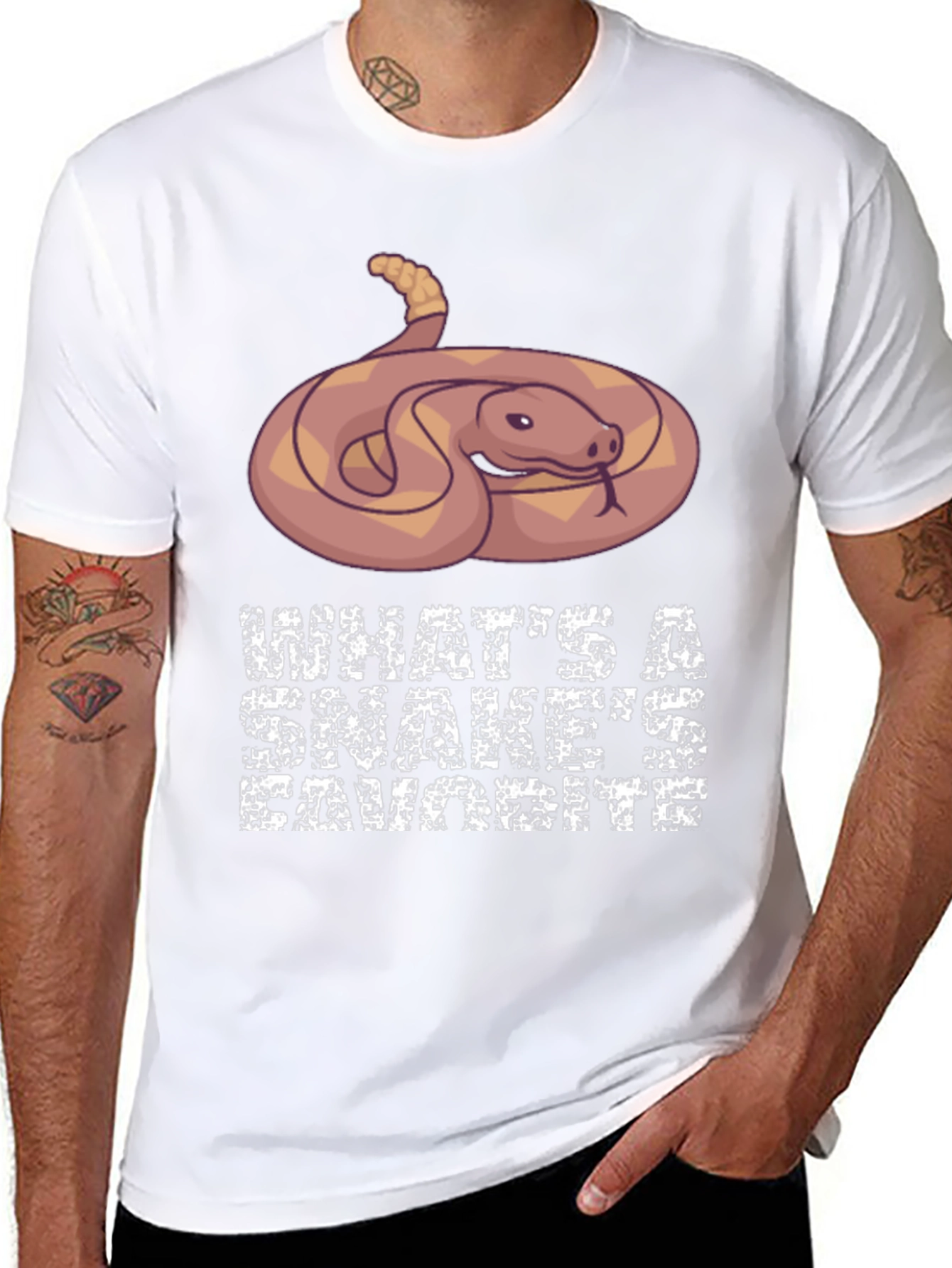 Snake Lover Tee - Whats a Snakes Favorite?