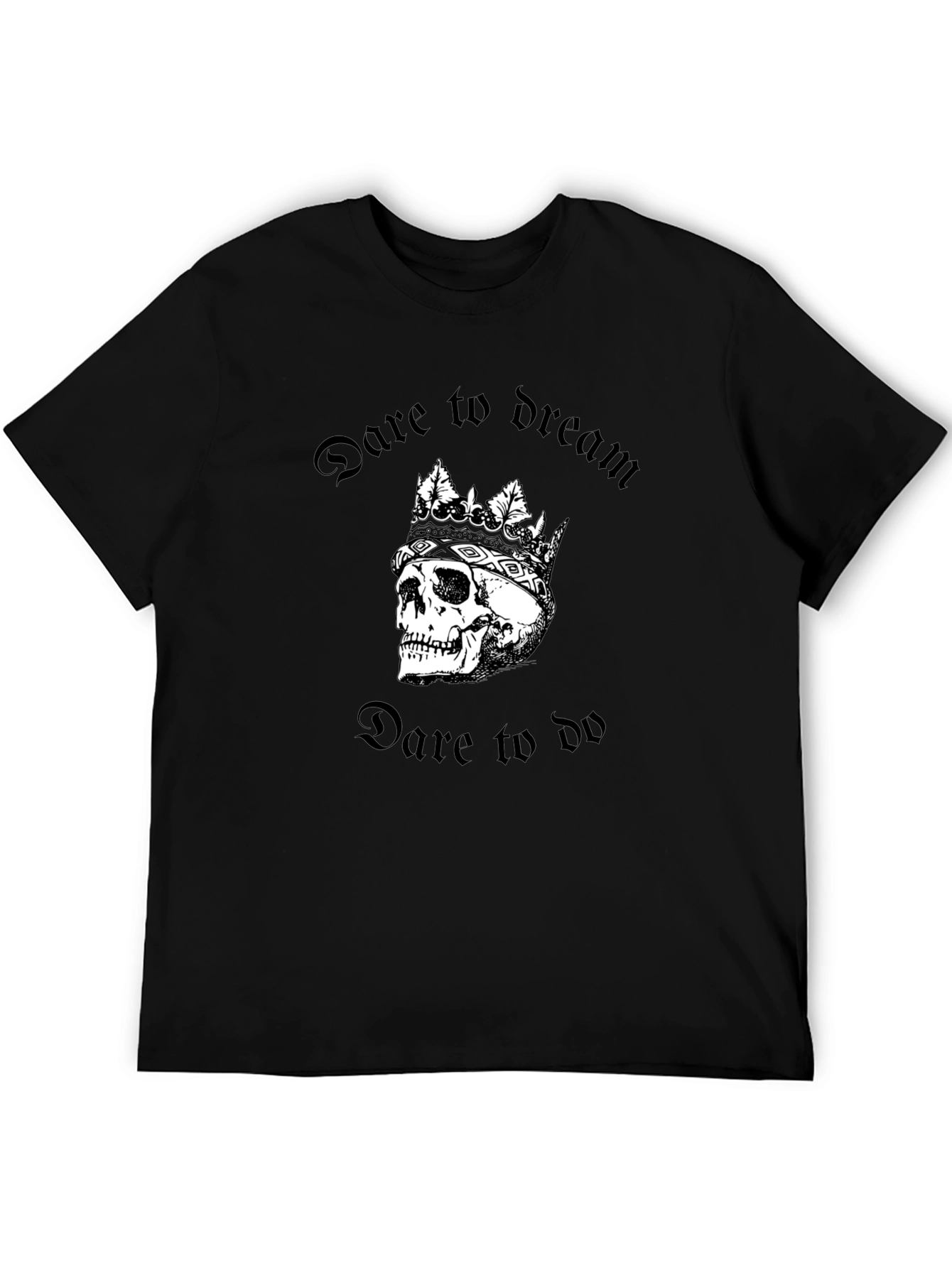 Dare to Dream Skull Tee - Gothic Style