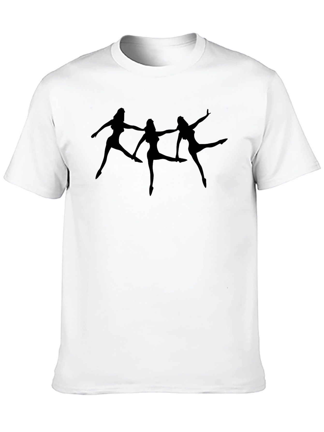 Silhouette Dance Crew Graphic Tee - Black