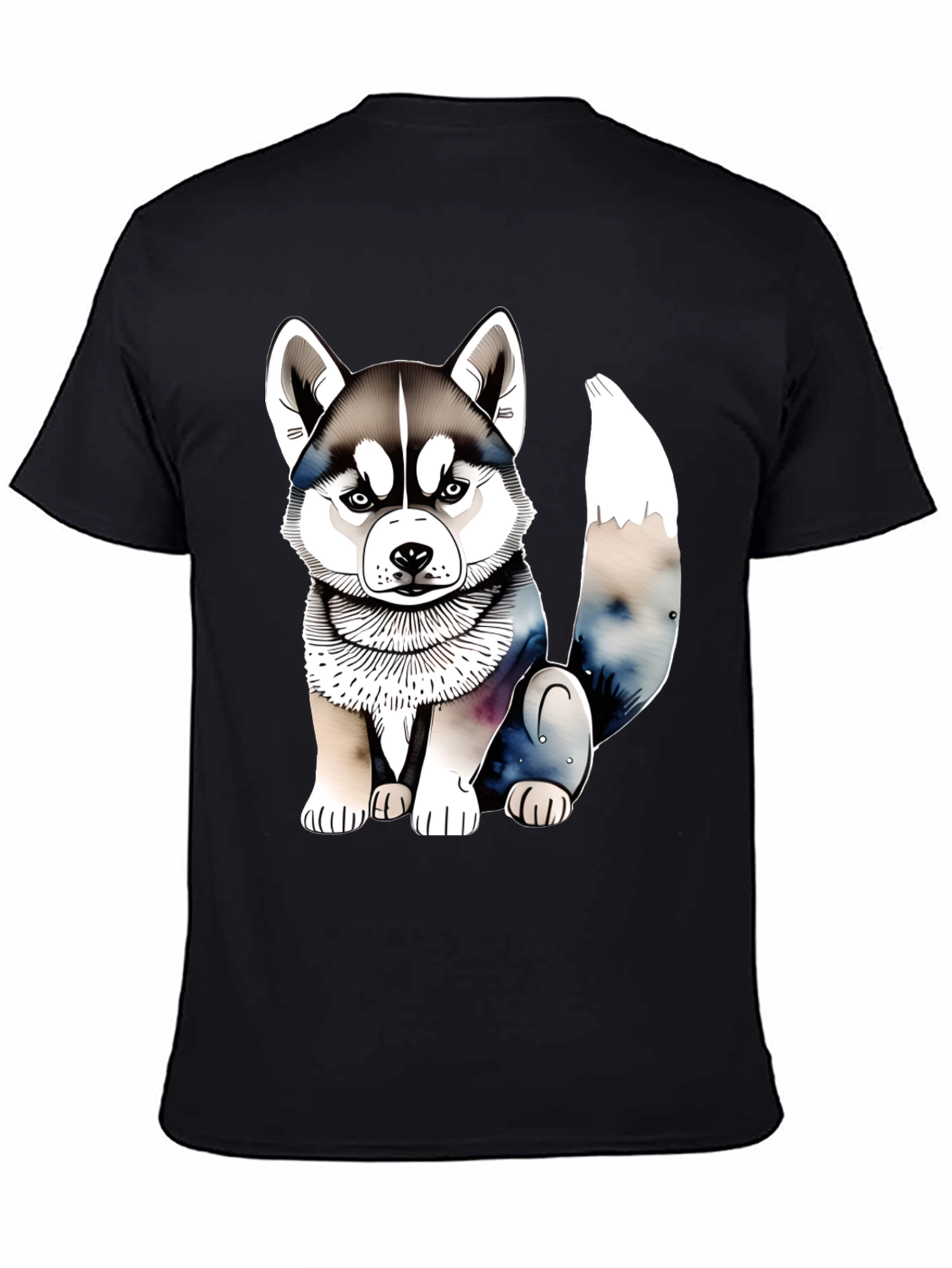 Husky Puppy T-Shirt: Cute Dog Graphic Tee