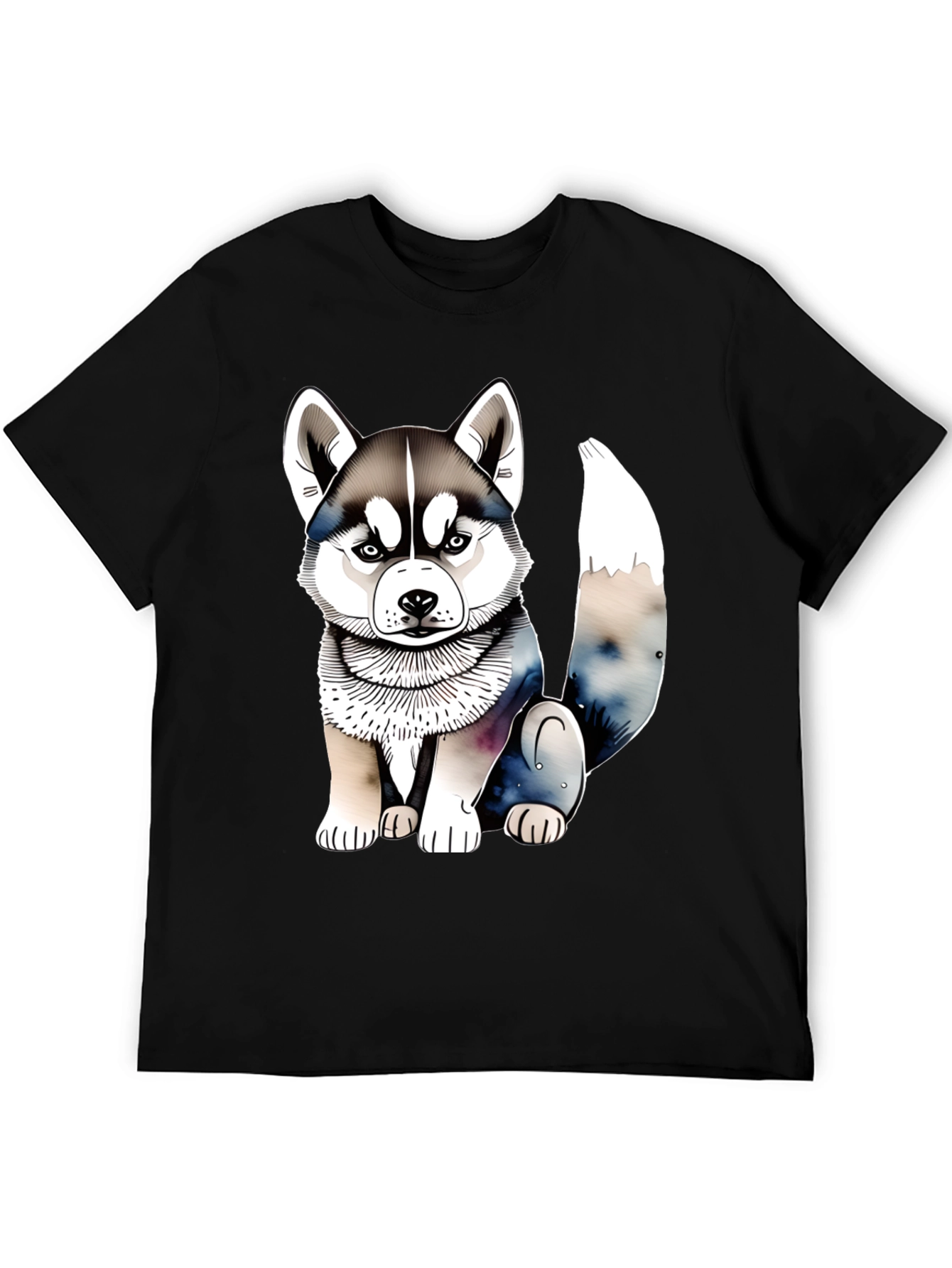 Husky Puppy T-Shirt: Cute Dog Graphic Tee