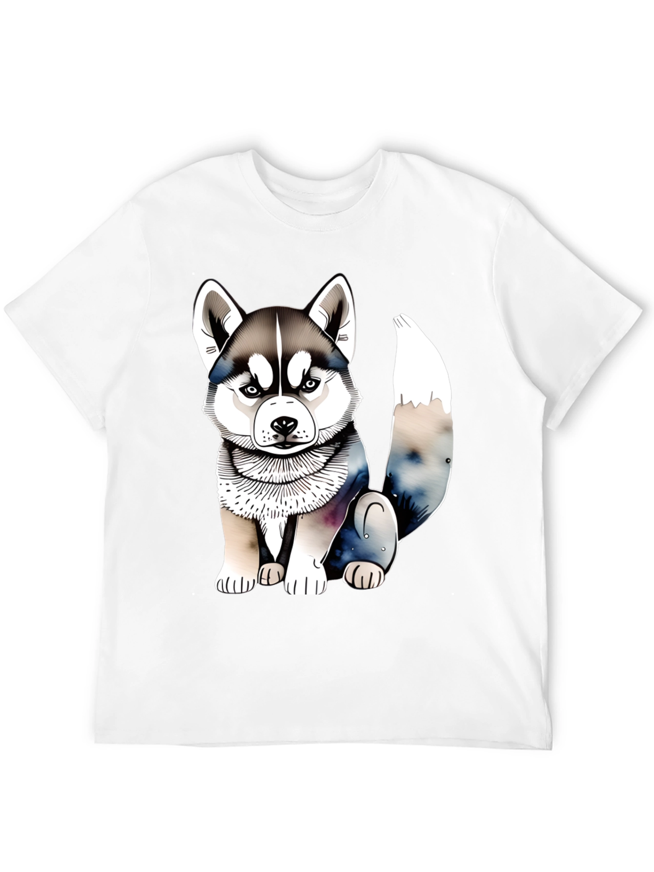 Husky Puppy T-Shirt: Cute Dog Graphic Tee