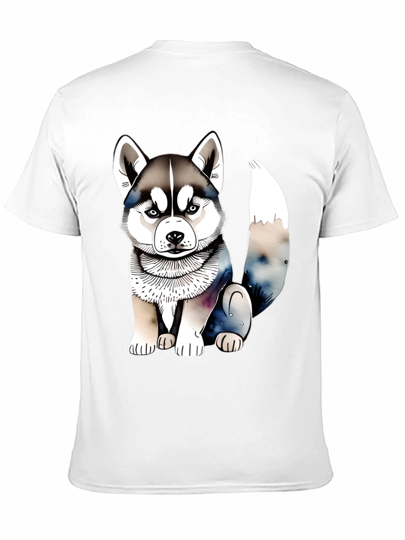 Husky Puppy T-Shirt: Cute Dog Graphic Tee