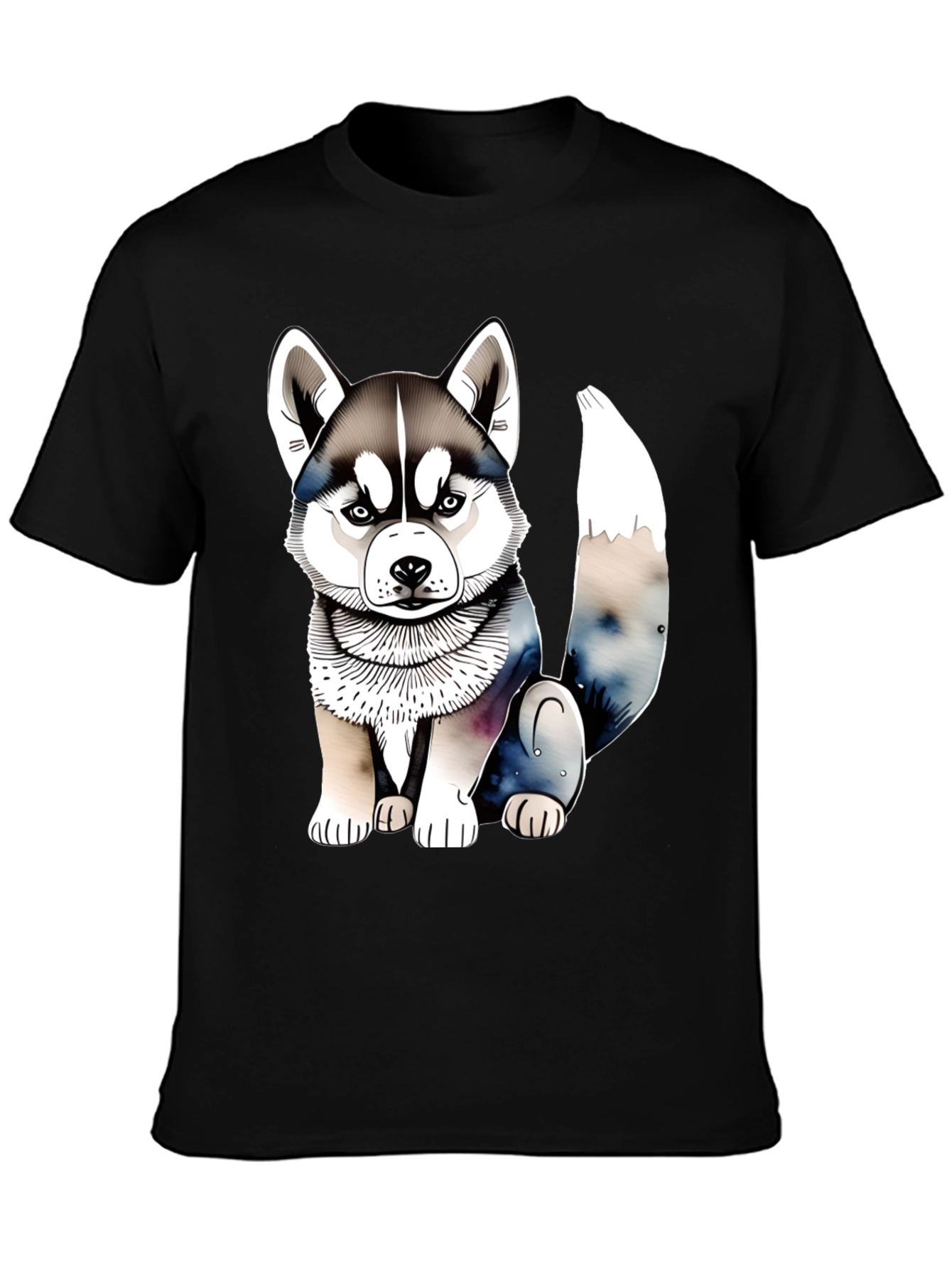 Husky Puppy T-Shirt: Cute Dog Graphic Tee