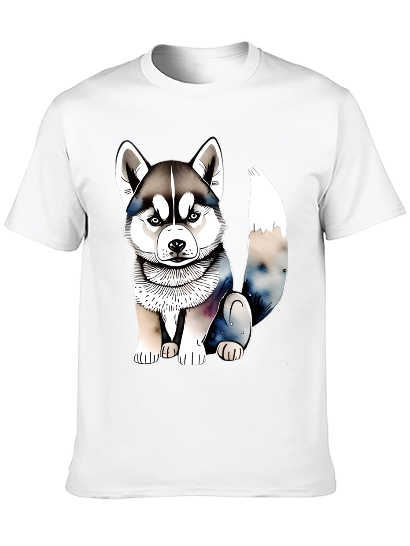 Husky Puppy T-Shirt: Cute Dog Graphic Tee
