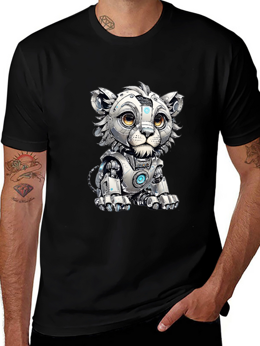 Robotic Lion Cub Graphic Tee